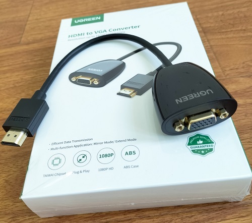 Cáp chuyển HDMI to VGA Ugreen 40253 ( không Audio)